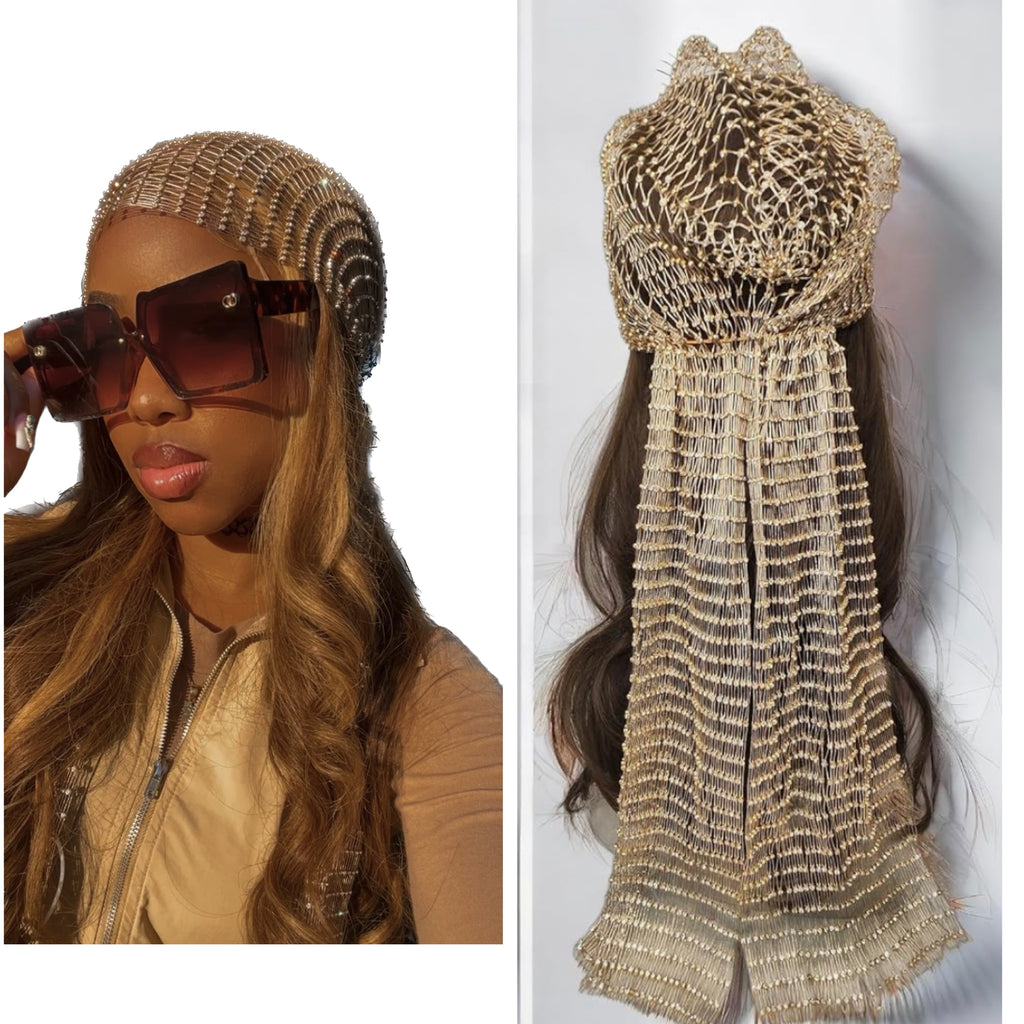 Daughter of Zion Mesh Rhinestone Headwrap