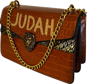 QueenJudah Lux Crossbody (Brown)